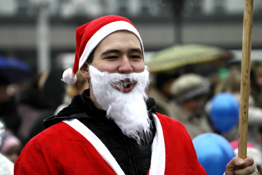 "Дед Мороз вместо честных выборов": фоторепортаж "Нового Калининграда.Ru"